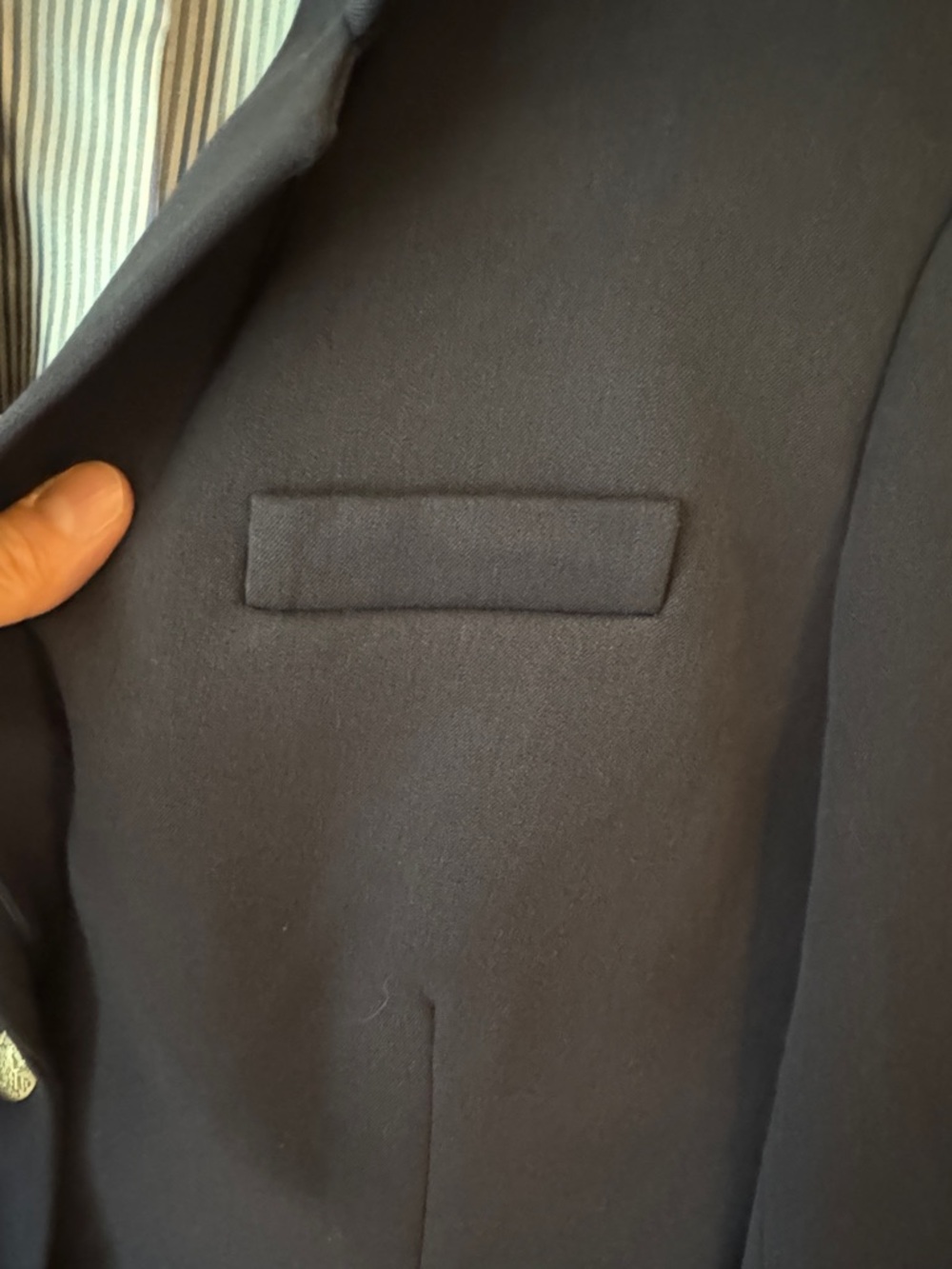 J. Crew Navy Single-Breasted Blazer - Picture 6 of 8